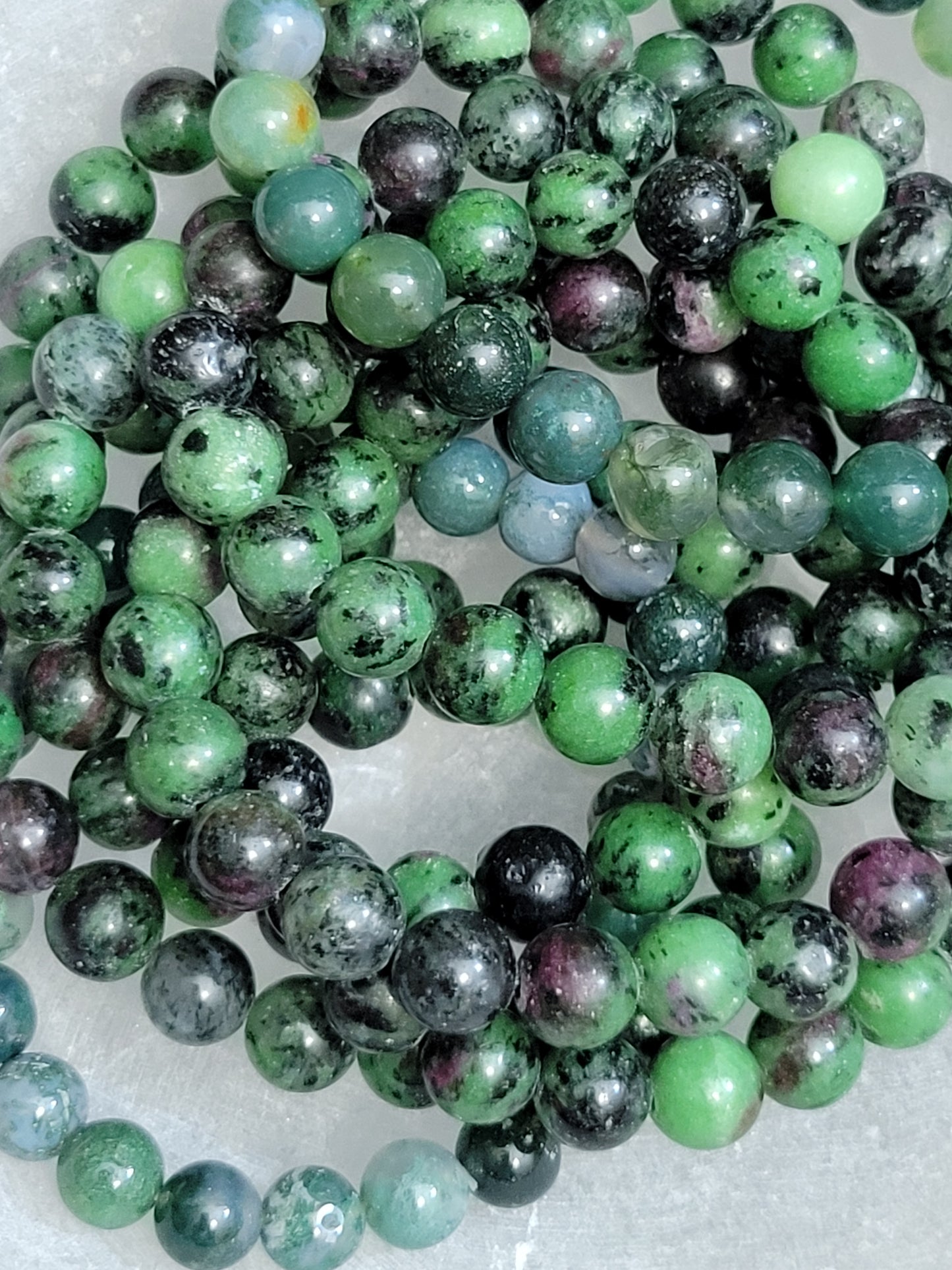 Ruby Zoisite Bracelet