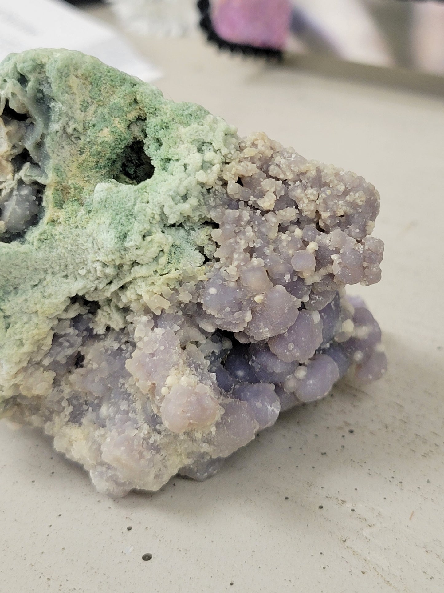 GRAPE AGATE (Botryoidal Purple Chalcedony)