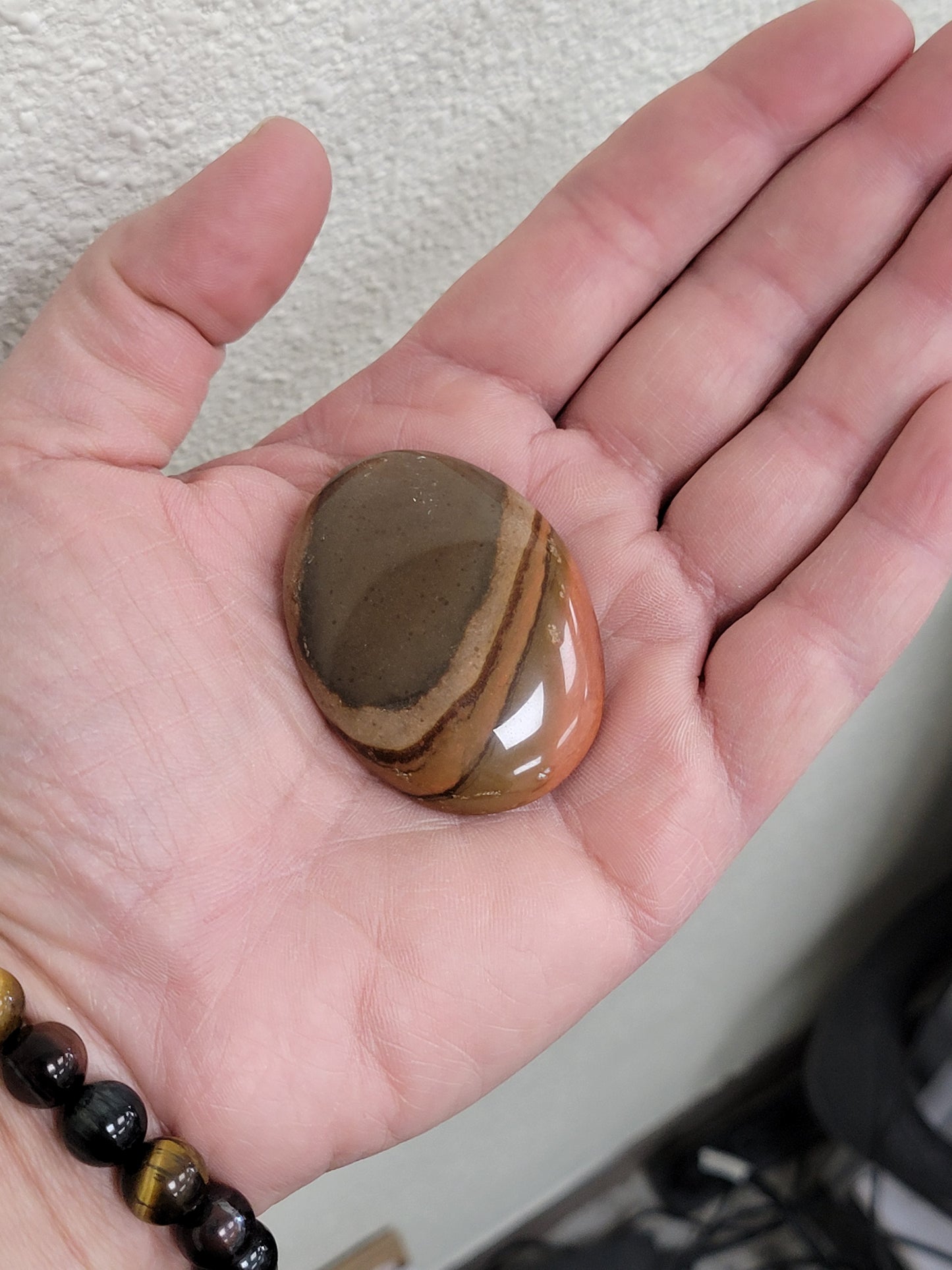 Polychrome Jasper Palm Stone