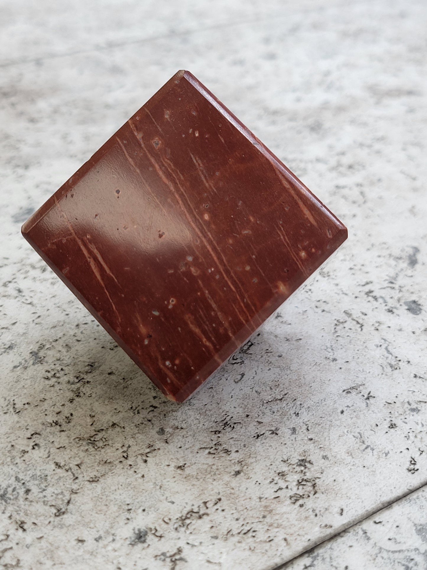 Red Jasper Cube