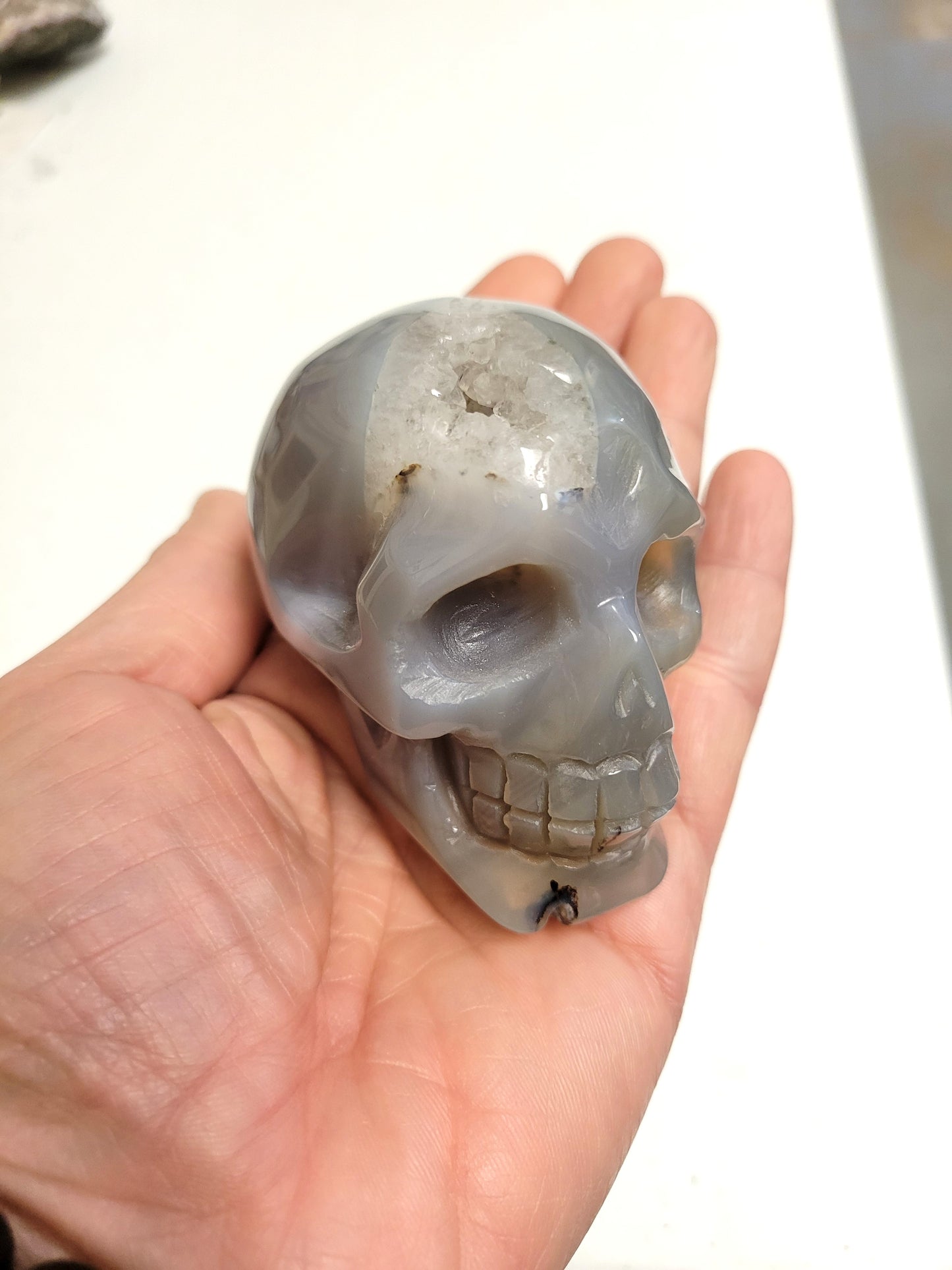 Agate Skull