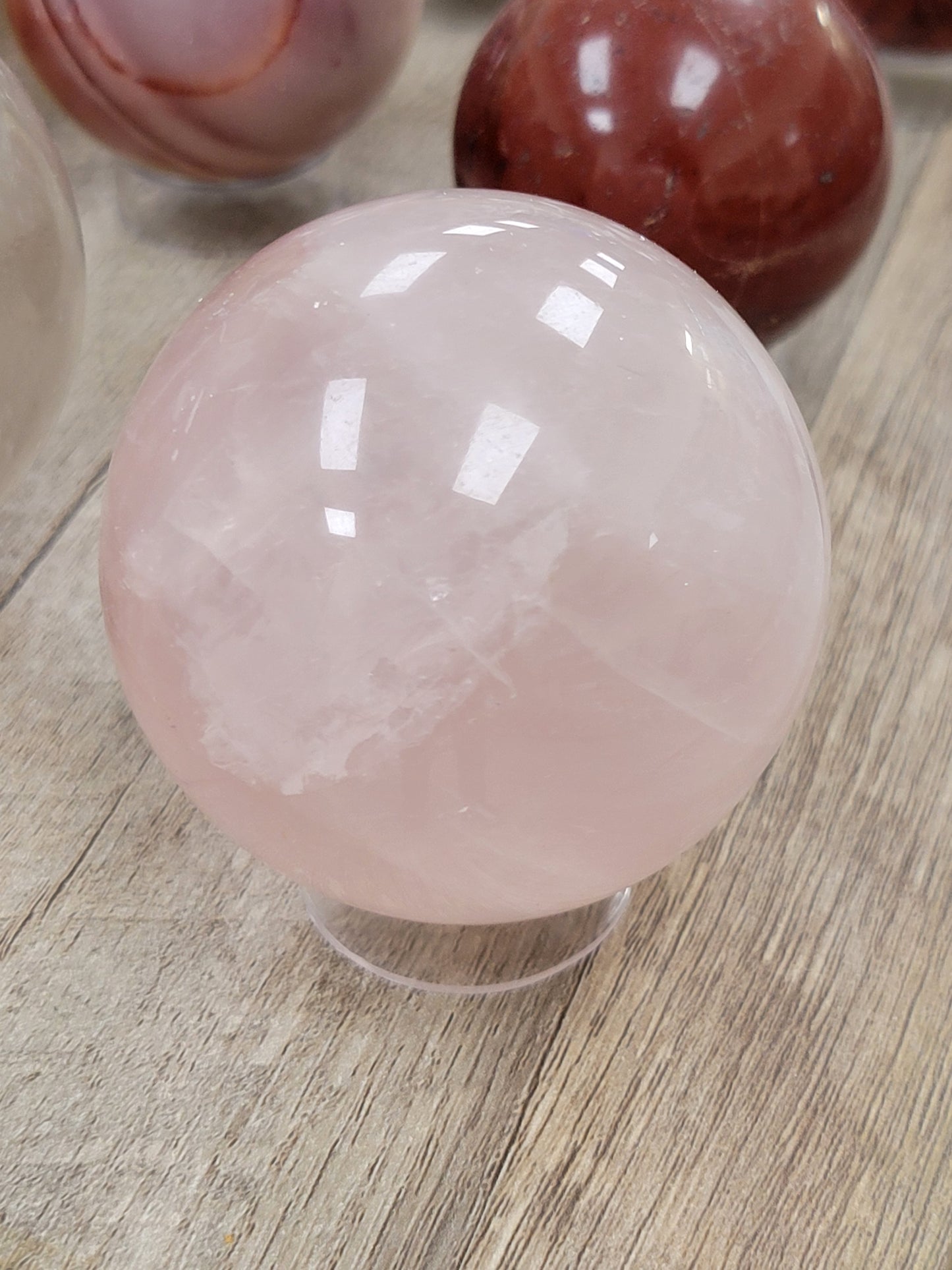 ROSE QUARTZ SPHERE