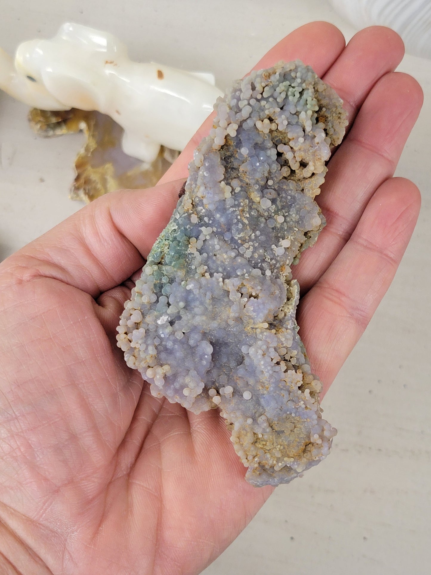 GRAPE AGATE (Botryoidal Purple Chalcedony)