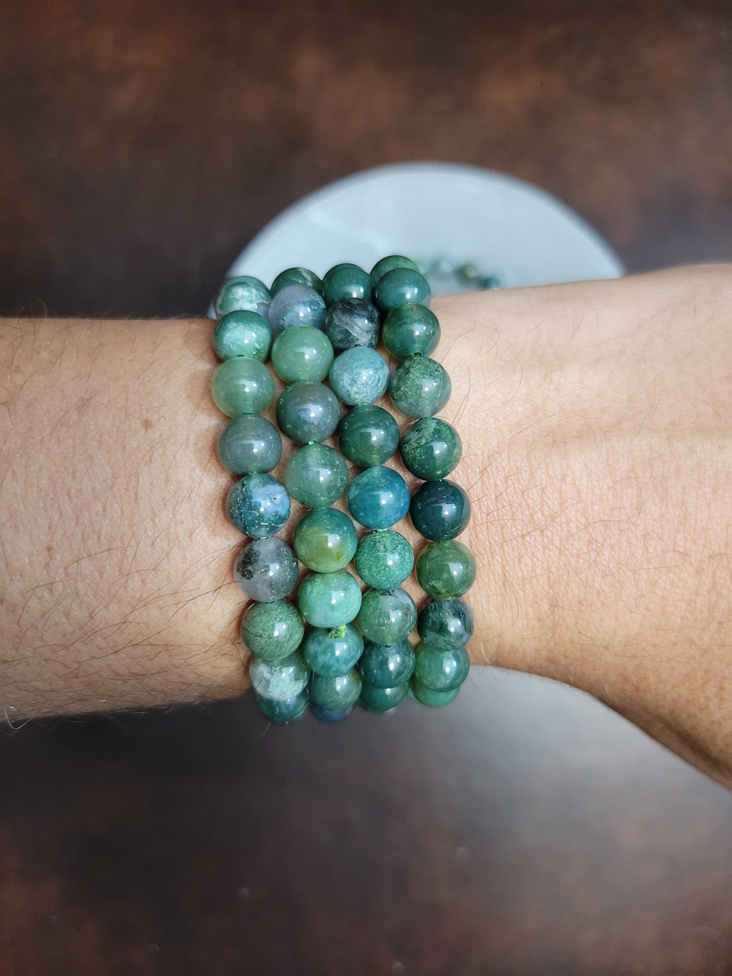 Moss Agate Bracelet