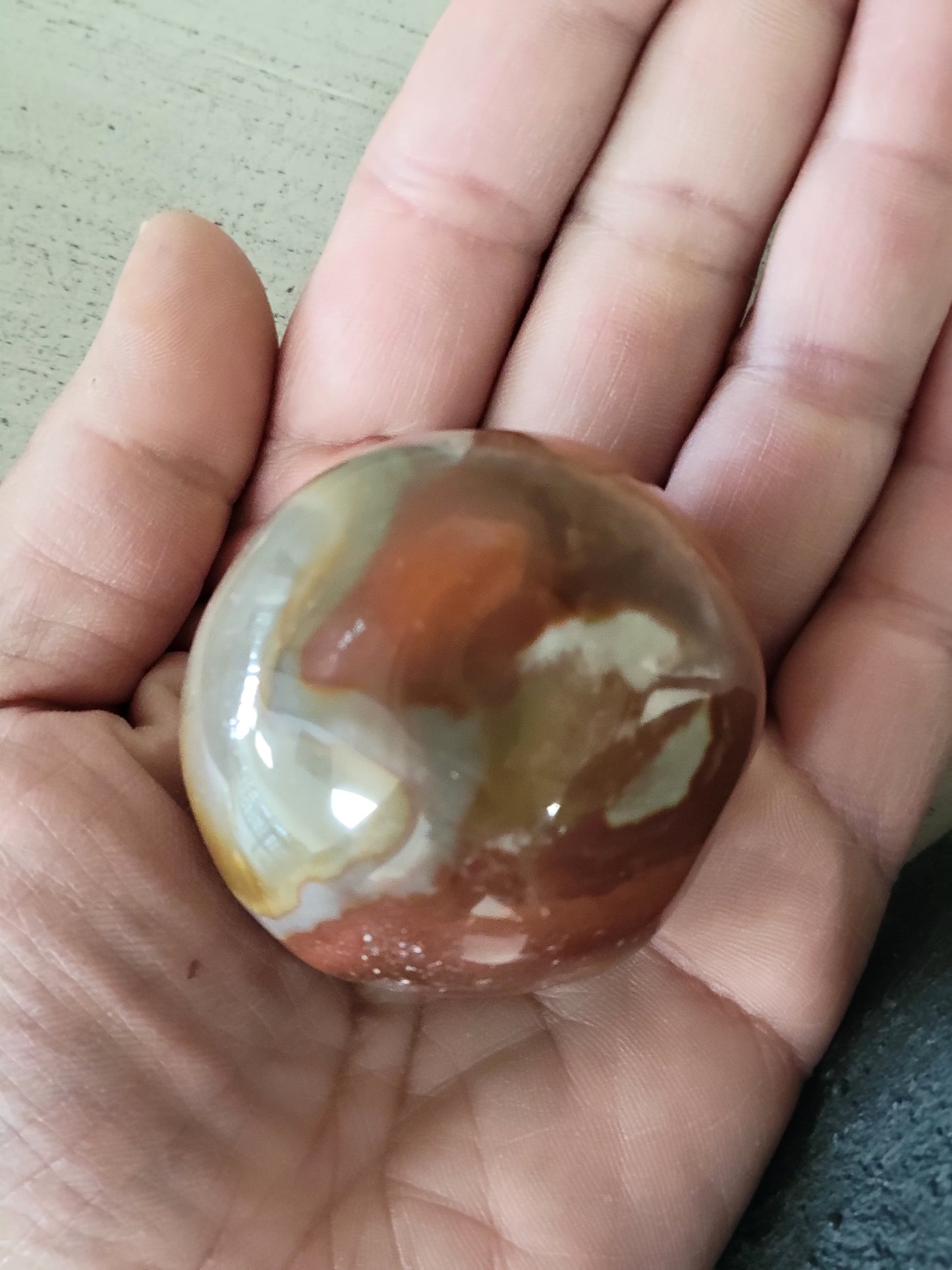 Polychrome Jasper Polished Stone