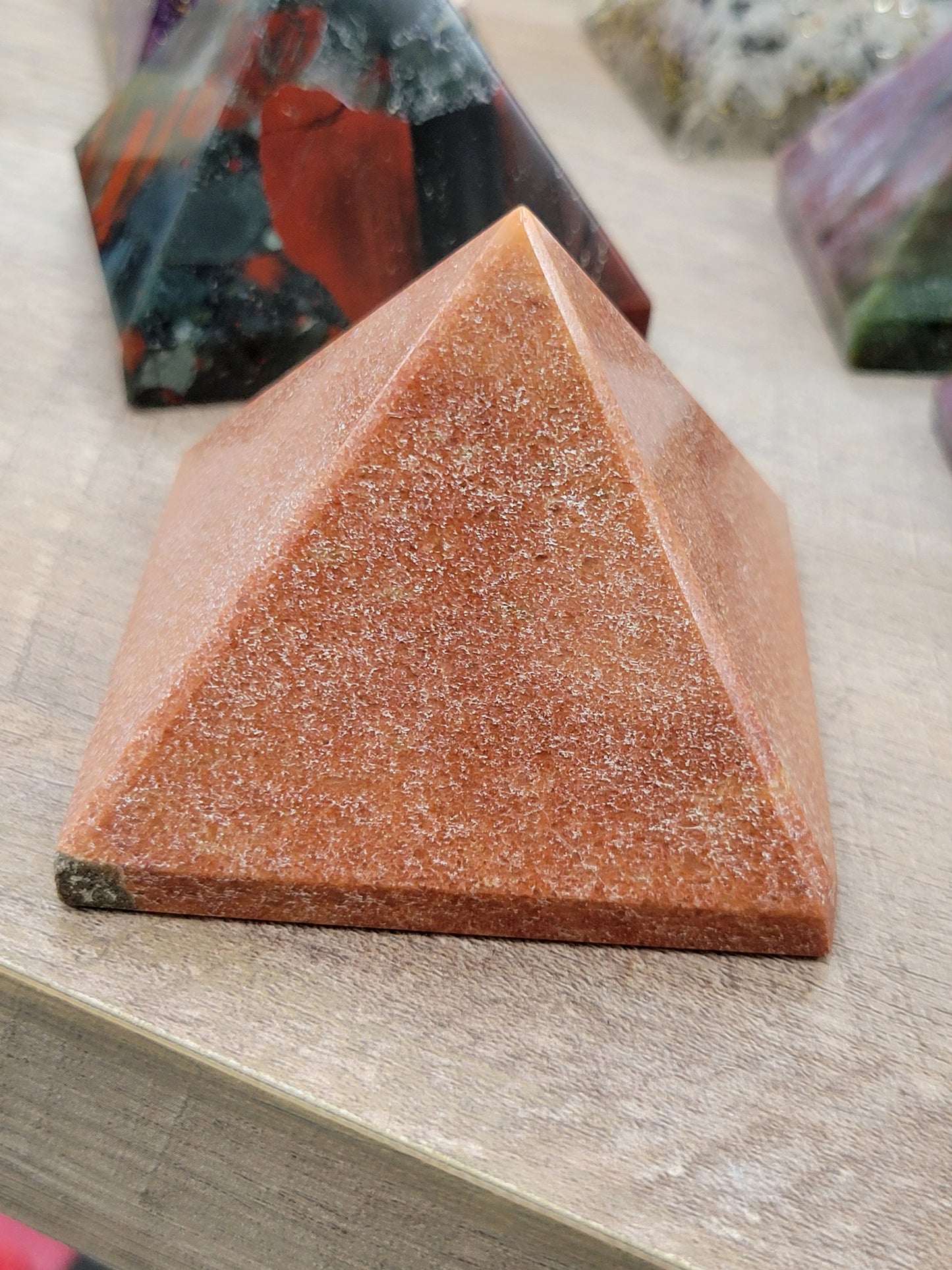 Red Adventurine Pyramid