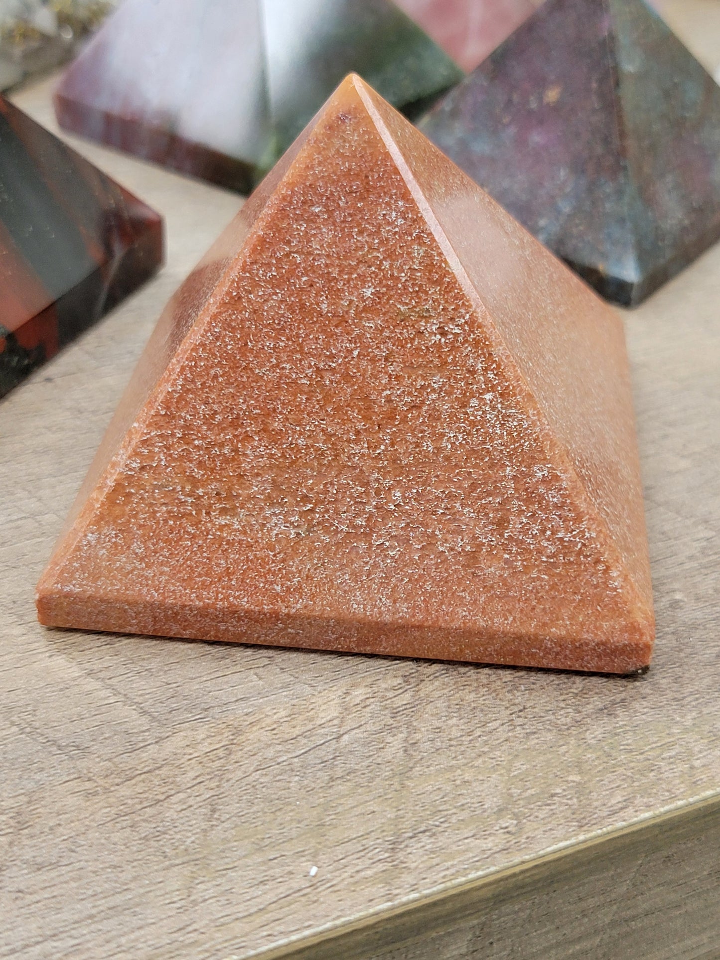 Red Adventurine Pyramid