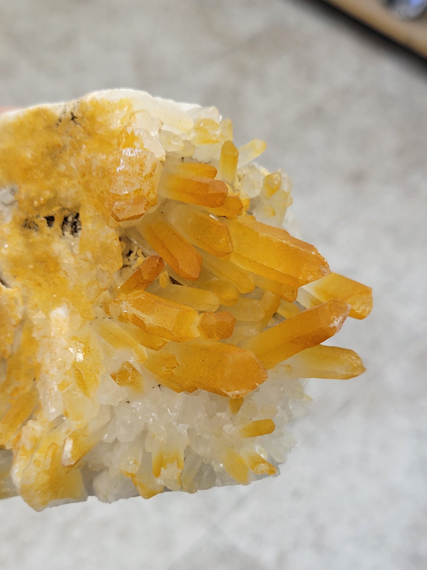 Tangerine Quartz Skull