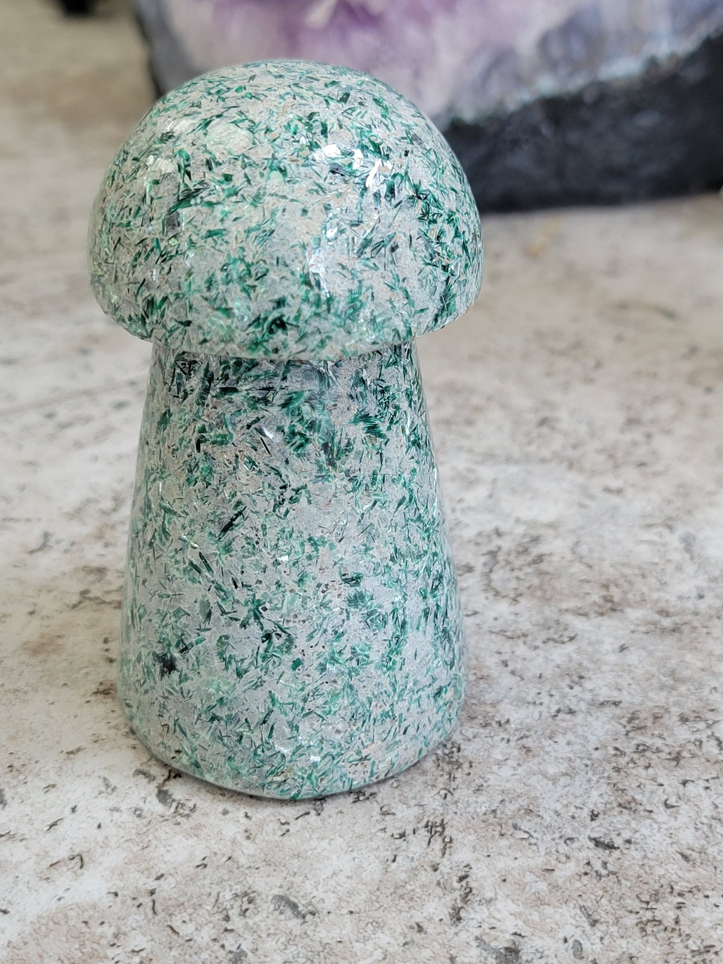DIOPTASE MUSHROOM