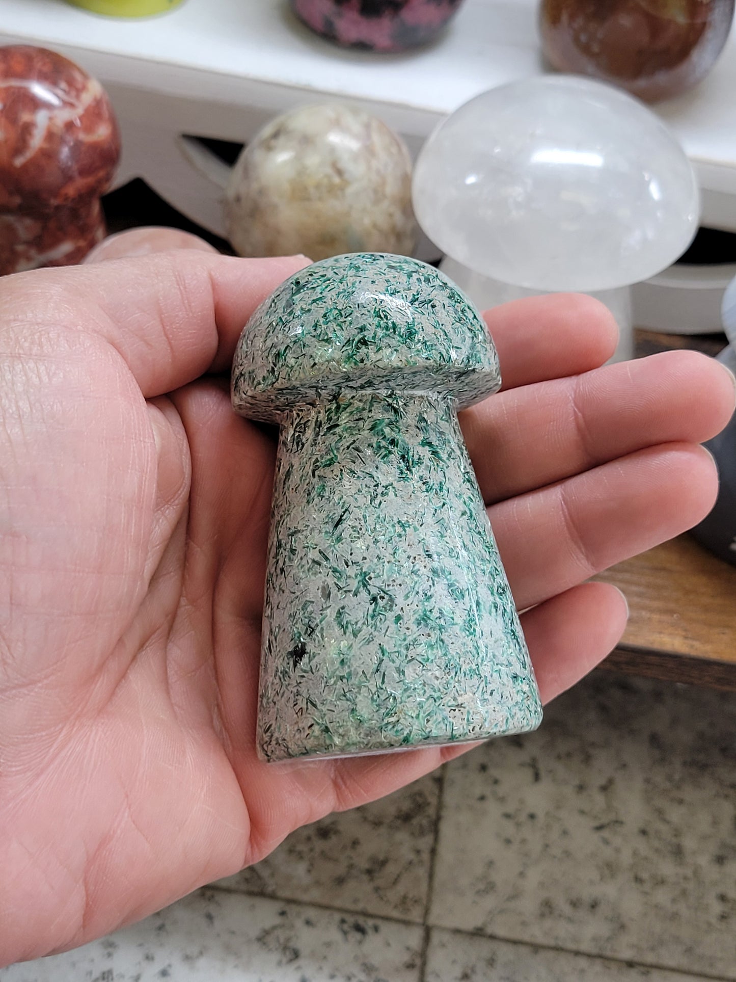 DIOPTASE MUSHROOM