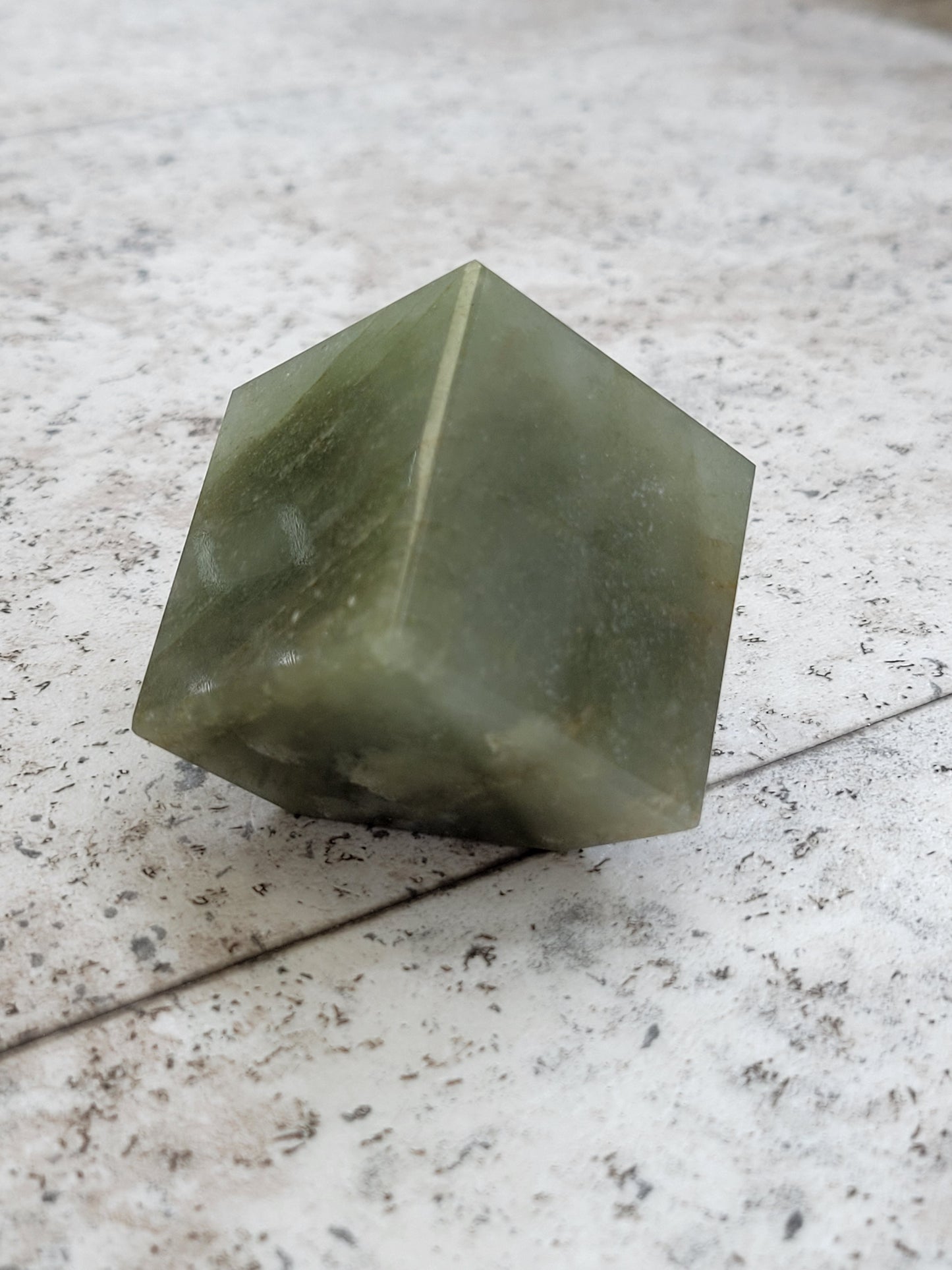 Green Aventurine Cube