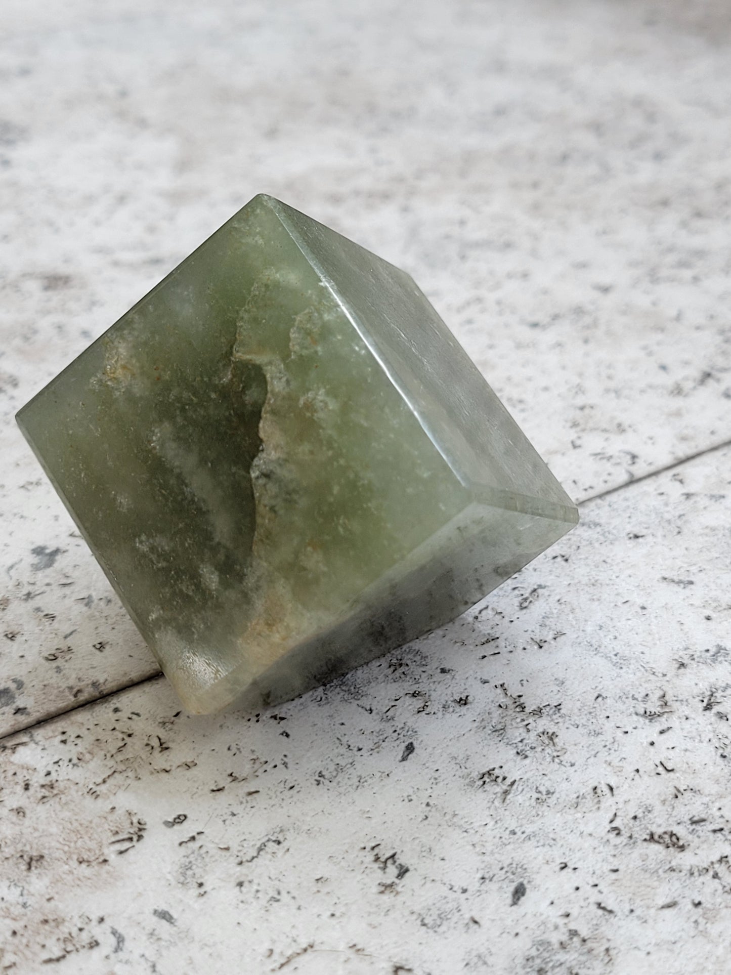 Green Aventurine Cube