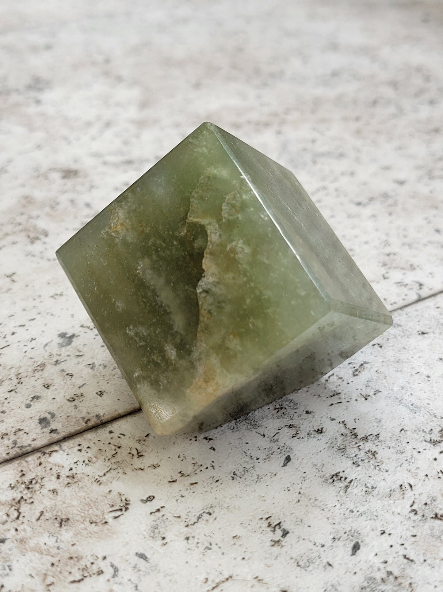 Green Aventurine Cube
