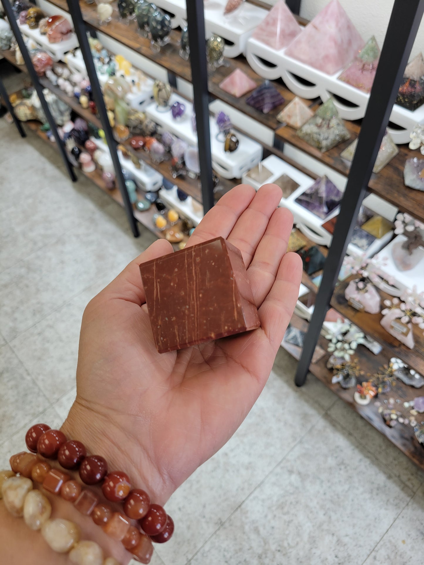 Red Jasper Cube