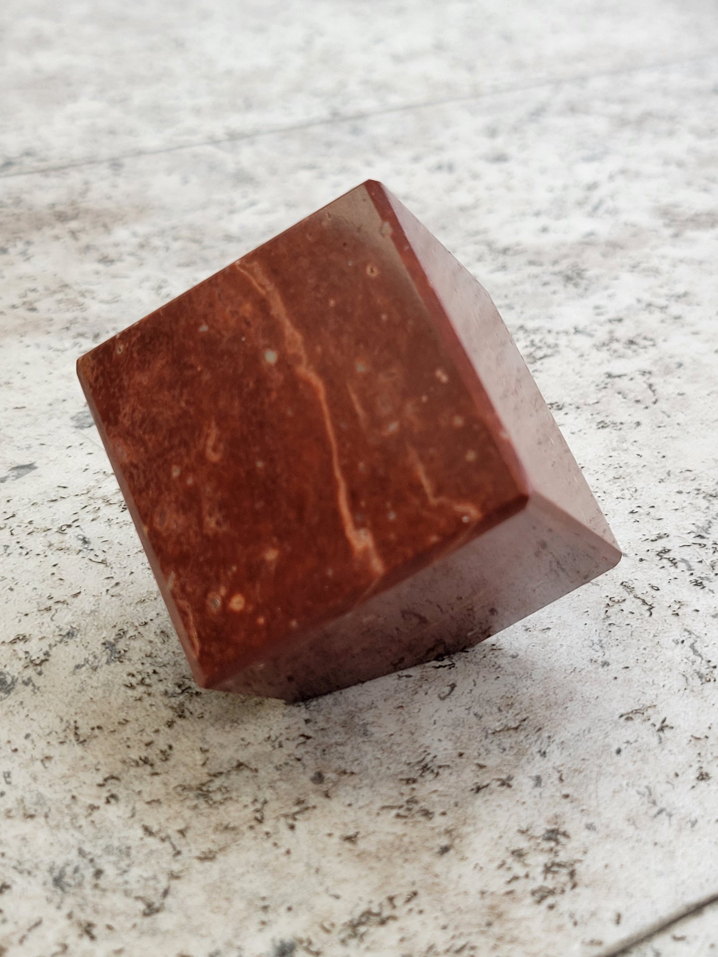 Red Jasper Cube