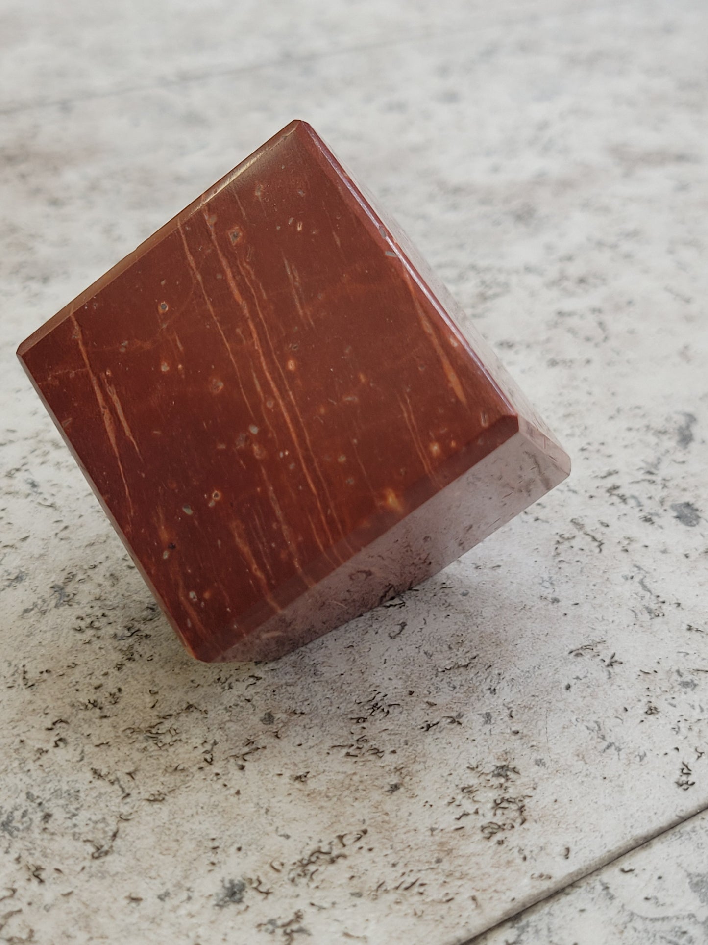 Red Jasper Cube