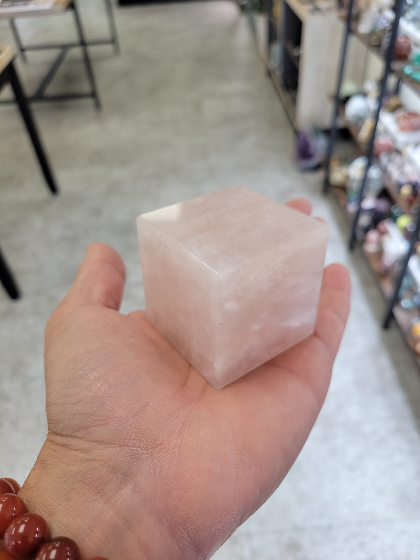 Rose Quartz Cube