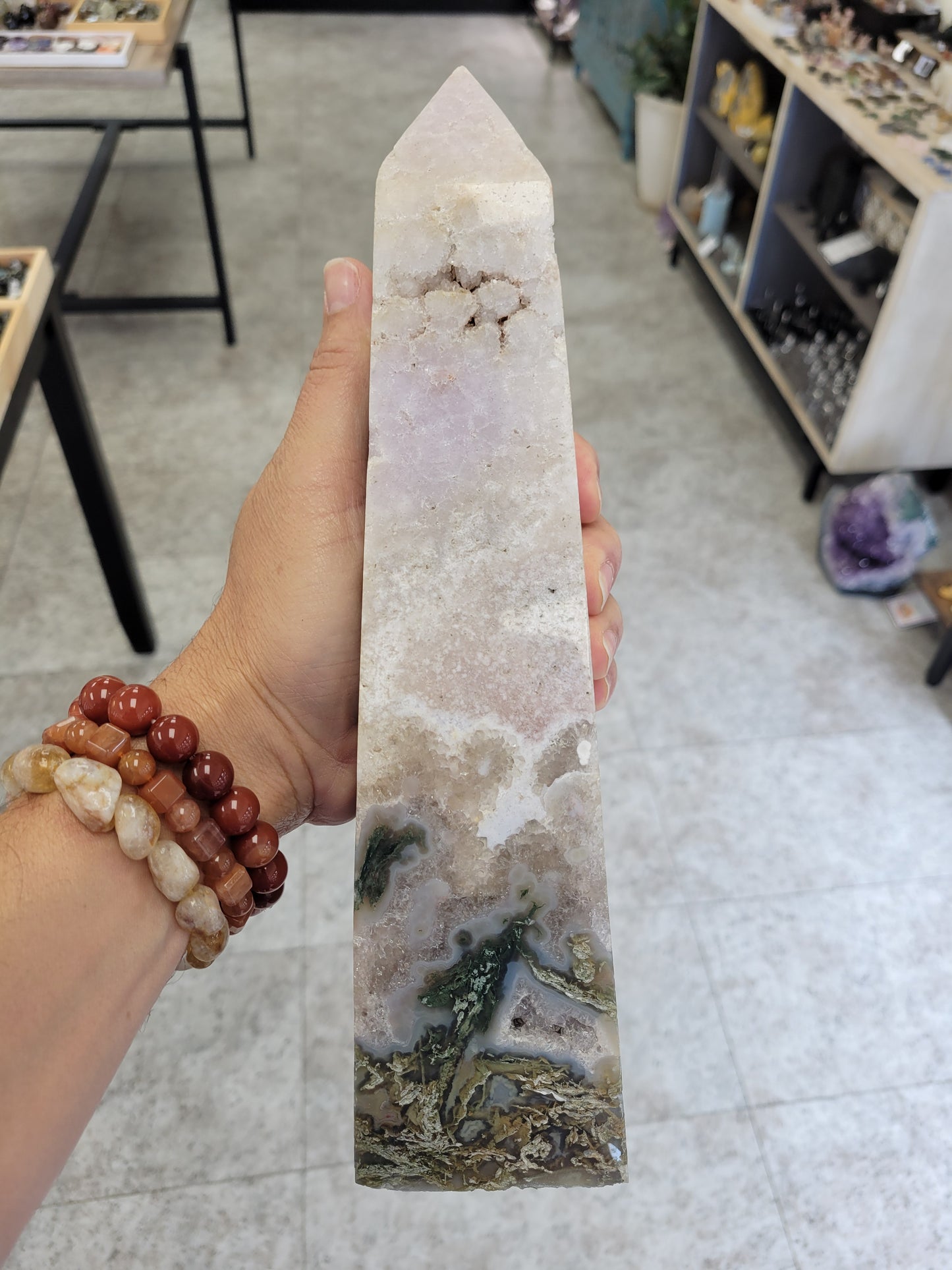 Pink Amethyst Obelisk