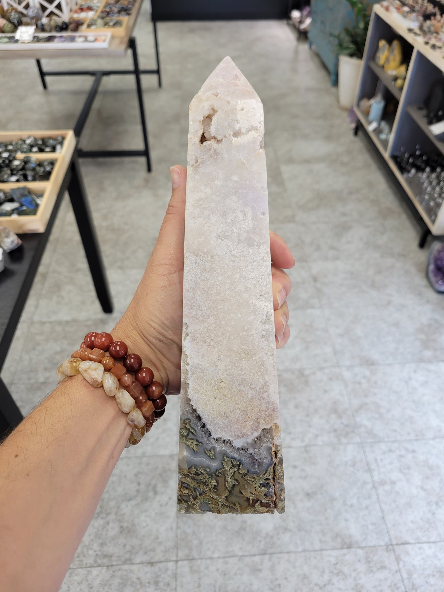 Pink Amethyst Obelisk