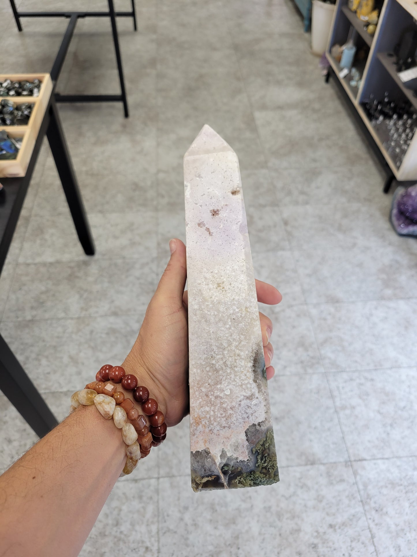 Pink Amethyst Obelisk