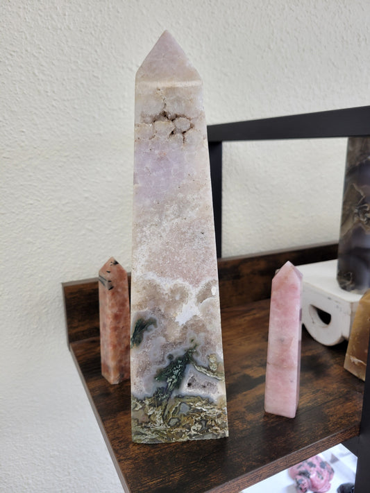 Pink Amethyst Obelisk