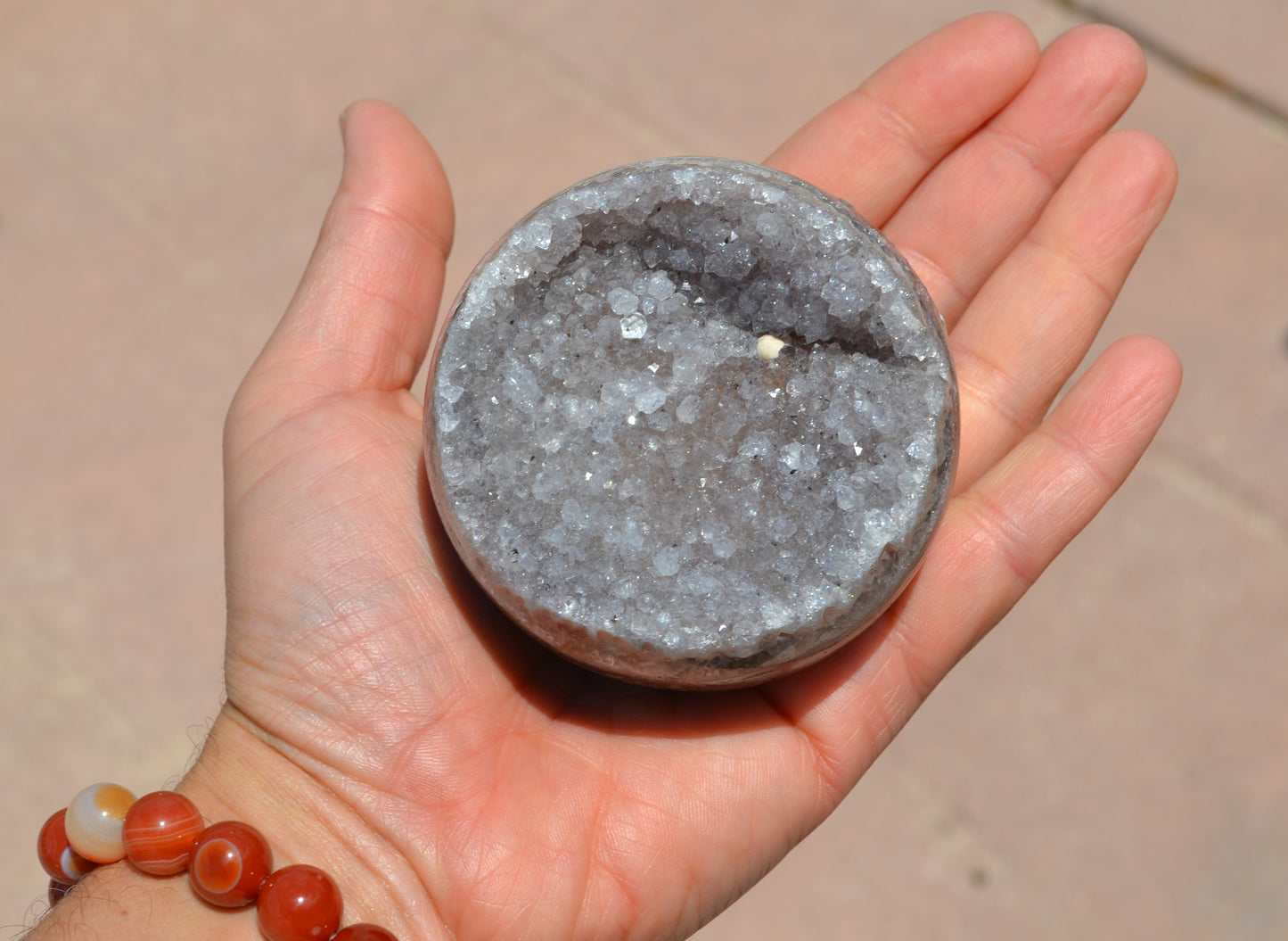 Quartz Geode Sphere