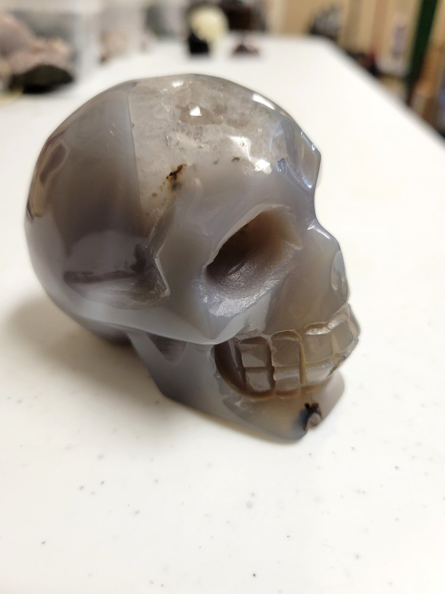 Agate Skull
