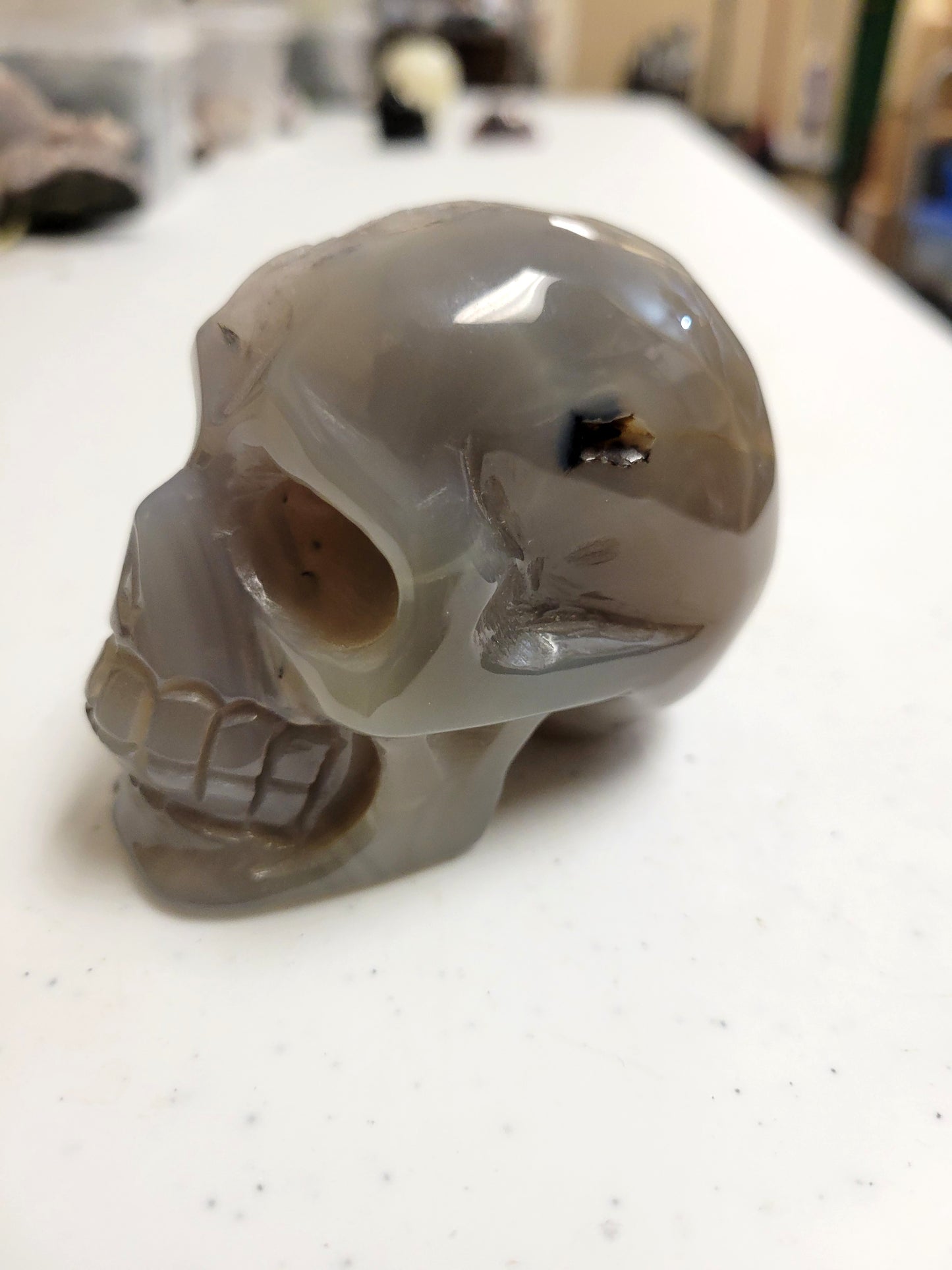 Agate Skull