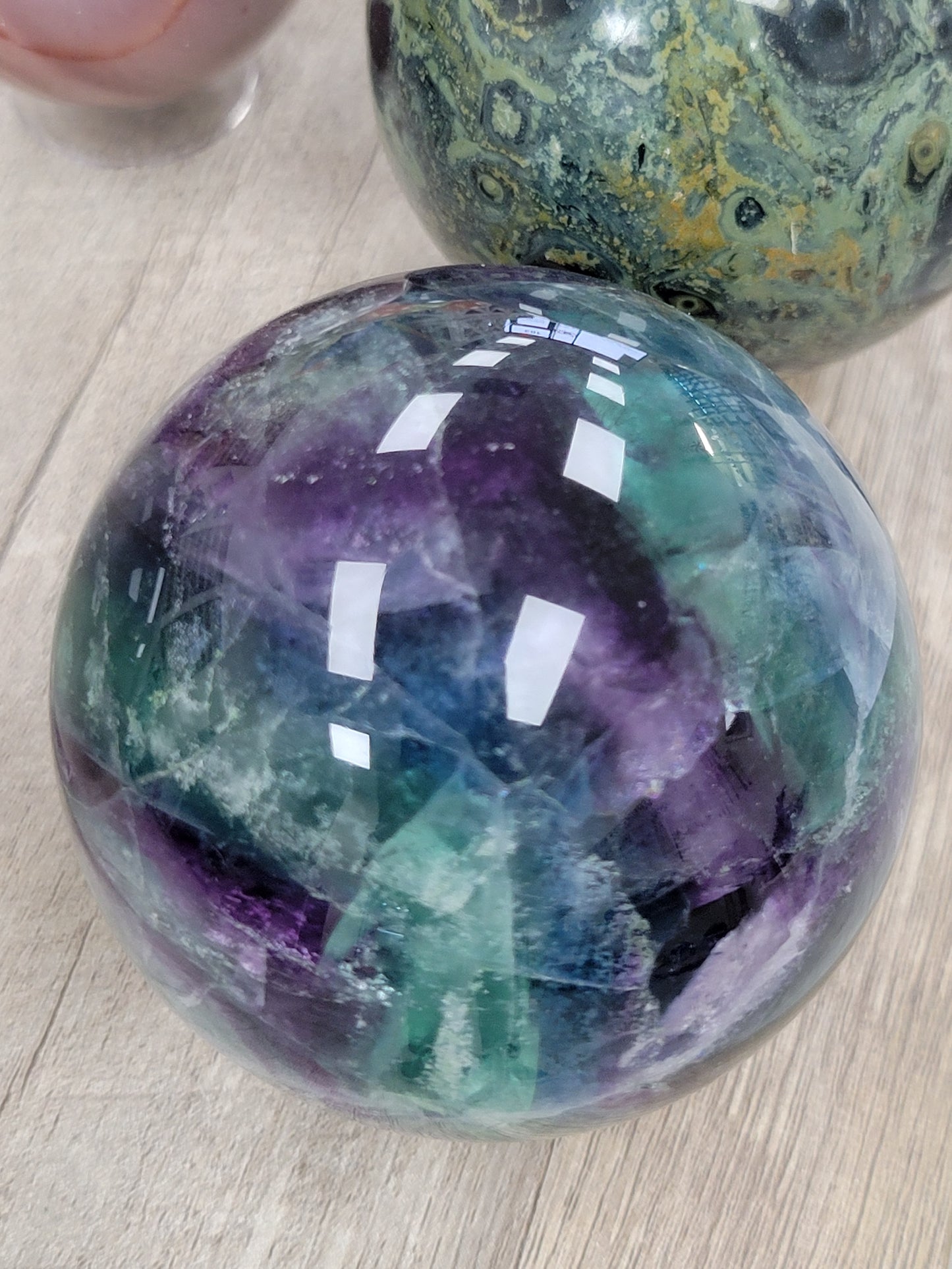 FLUORITE SPHERE