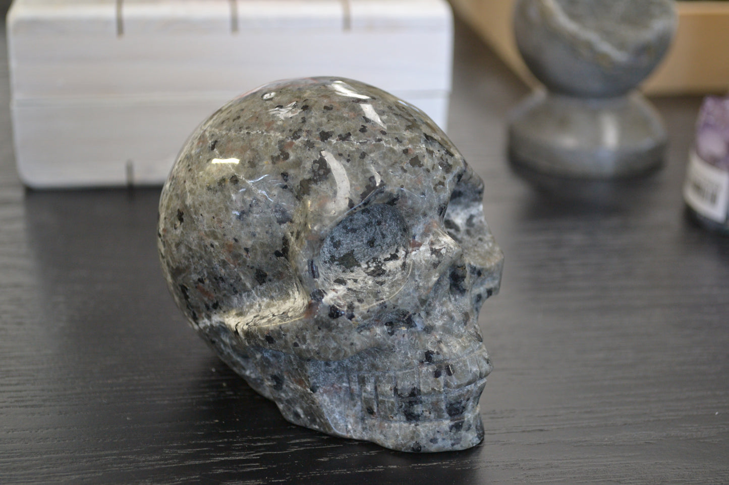 SYENITE SODALITE SKULL