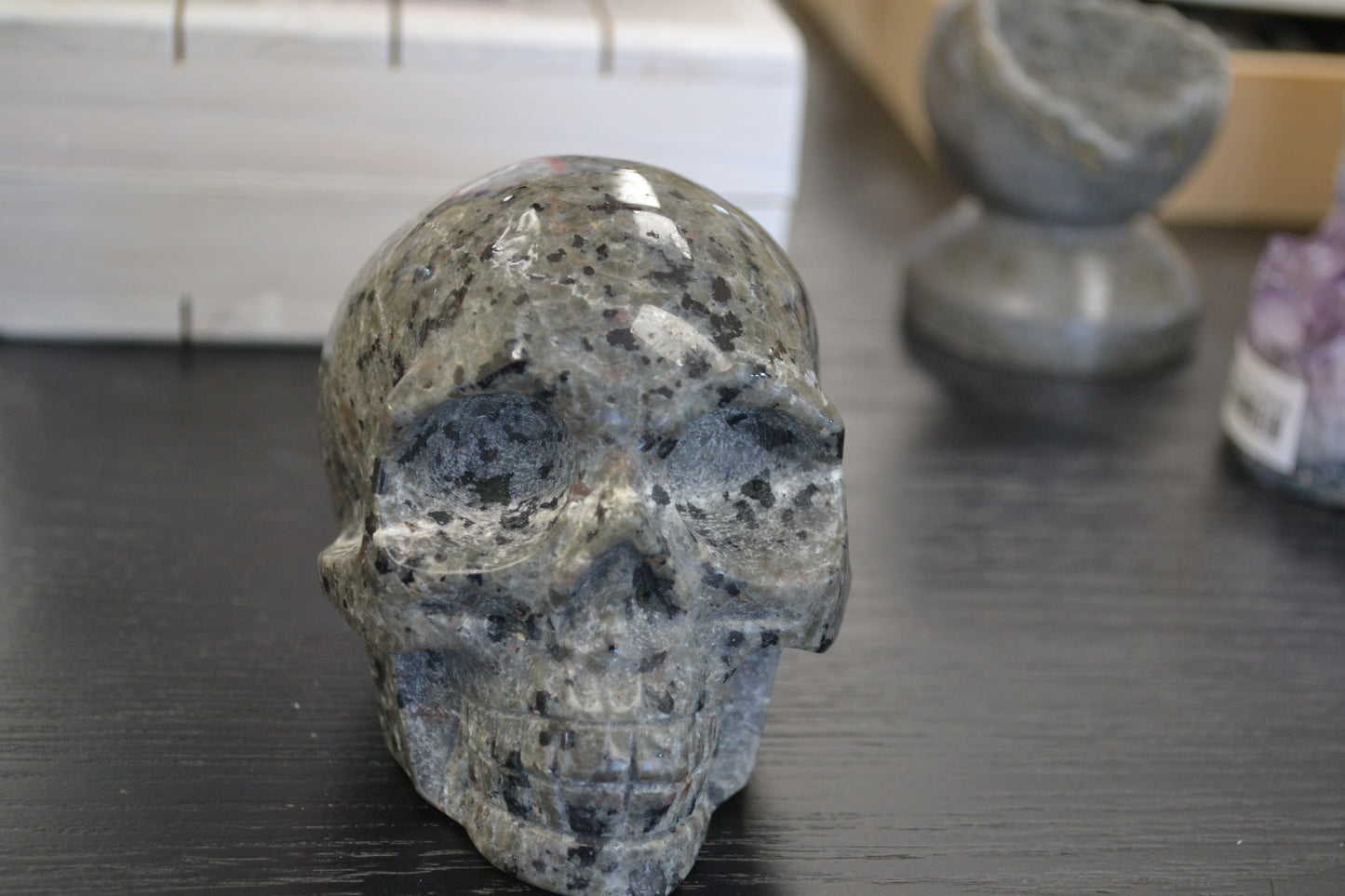 SYENITE SODALITE SKULL