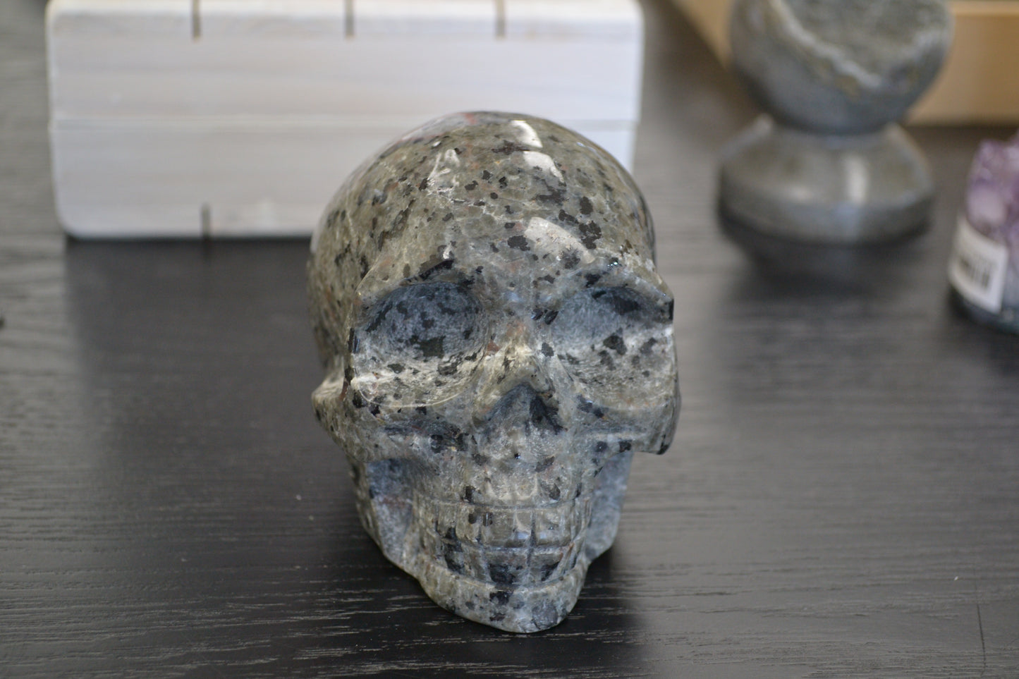 SYENITE SODALITE SKULL