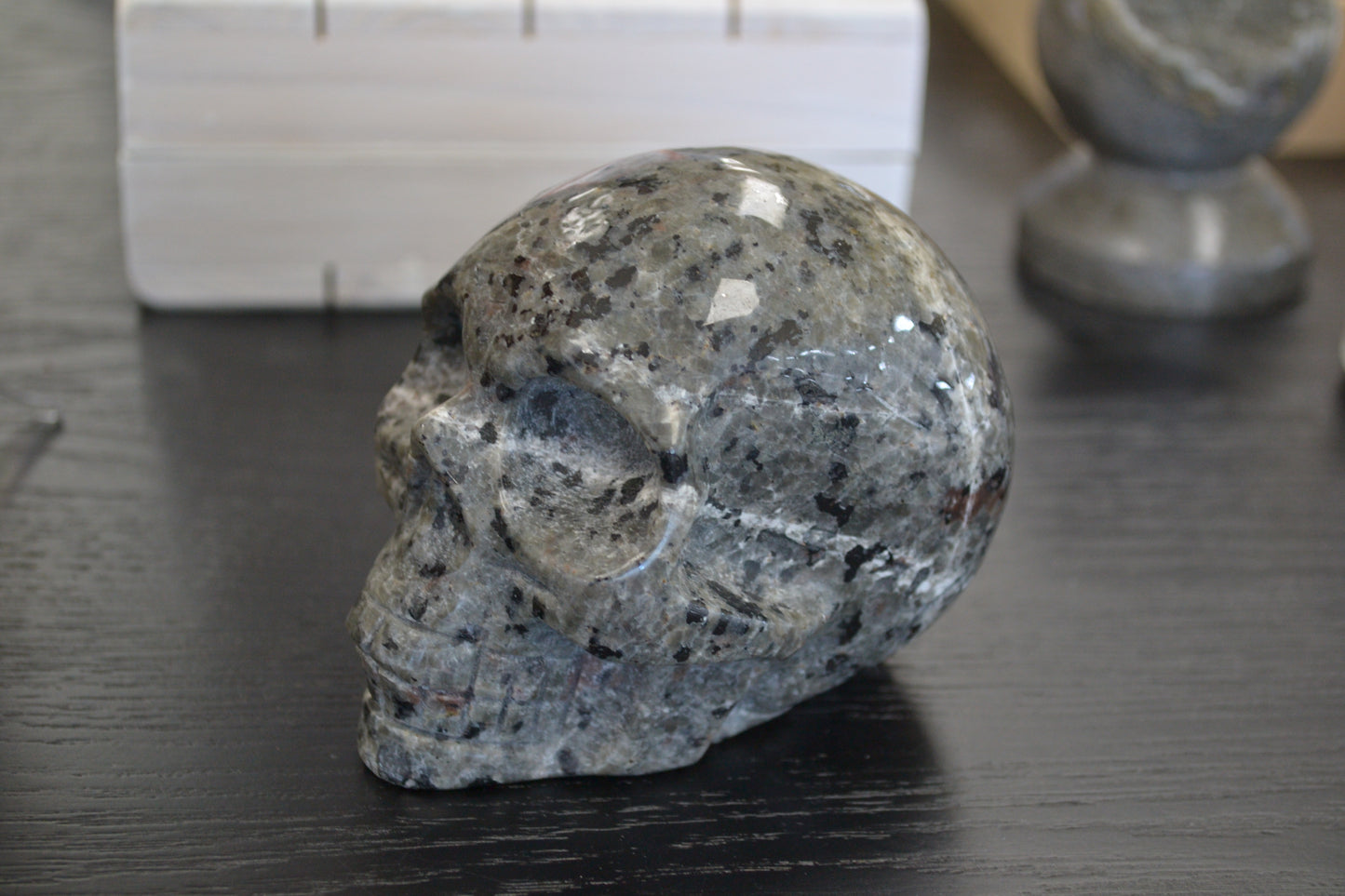 SYENITE SODALITE SKULL