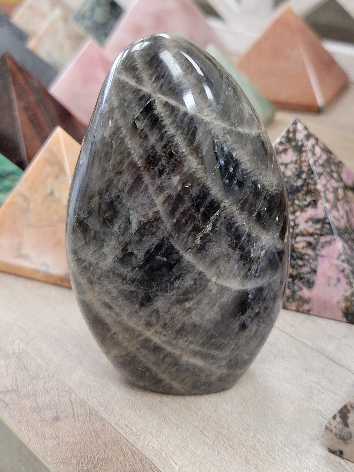 BLACK MOONSTONE FREEFORM