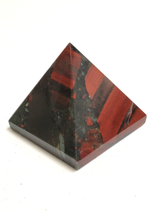 Heliotrope Bloodstone Pyramid