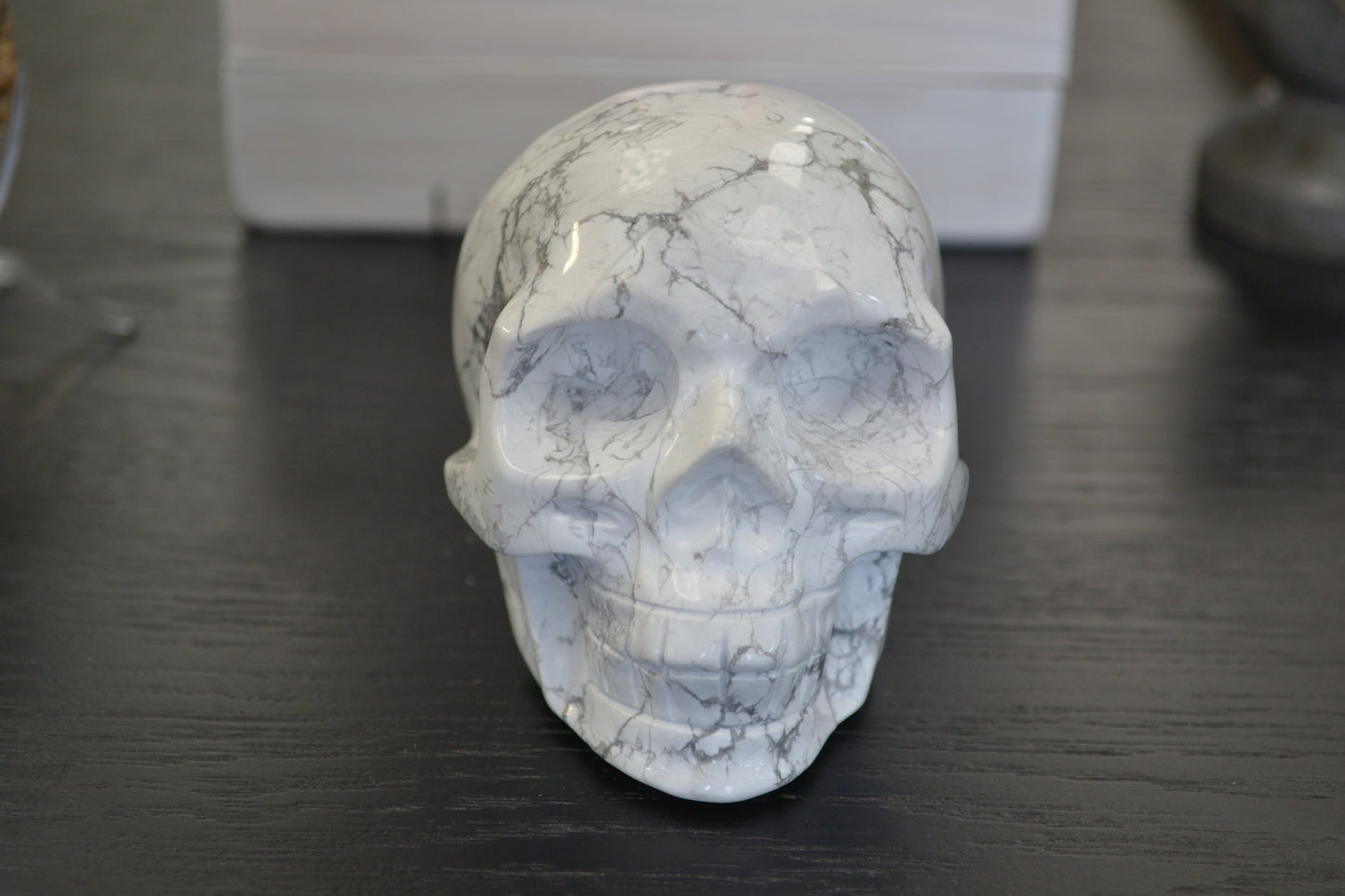 HOWLITE SKULL