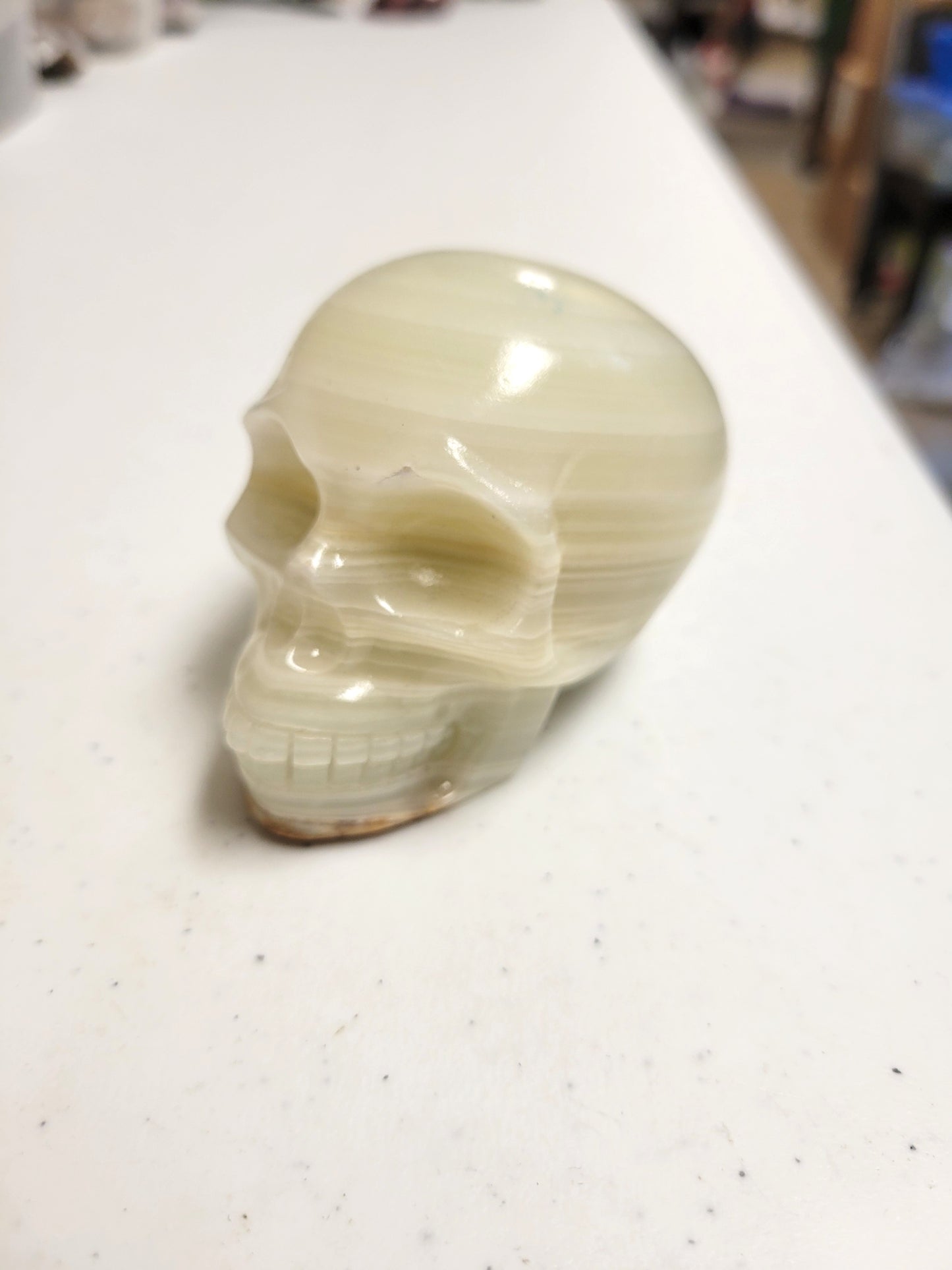 Mexican Onyx (Calcite) Skull