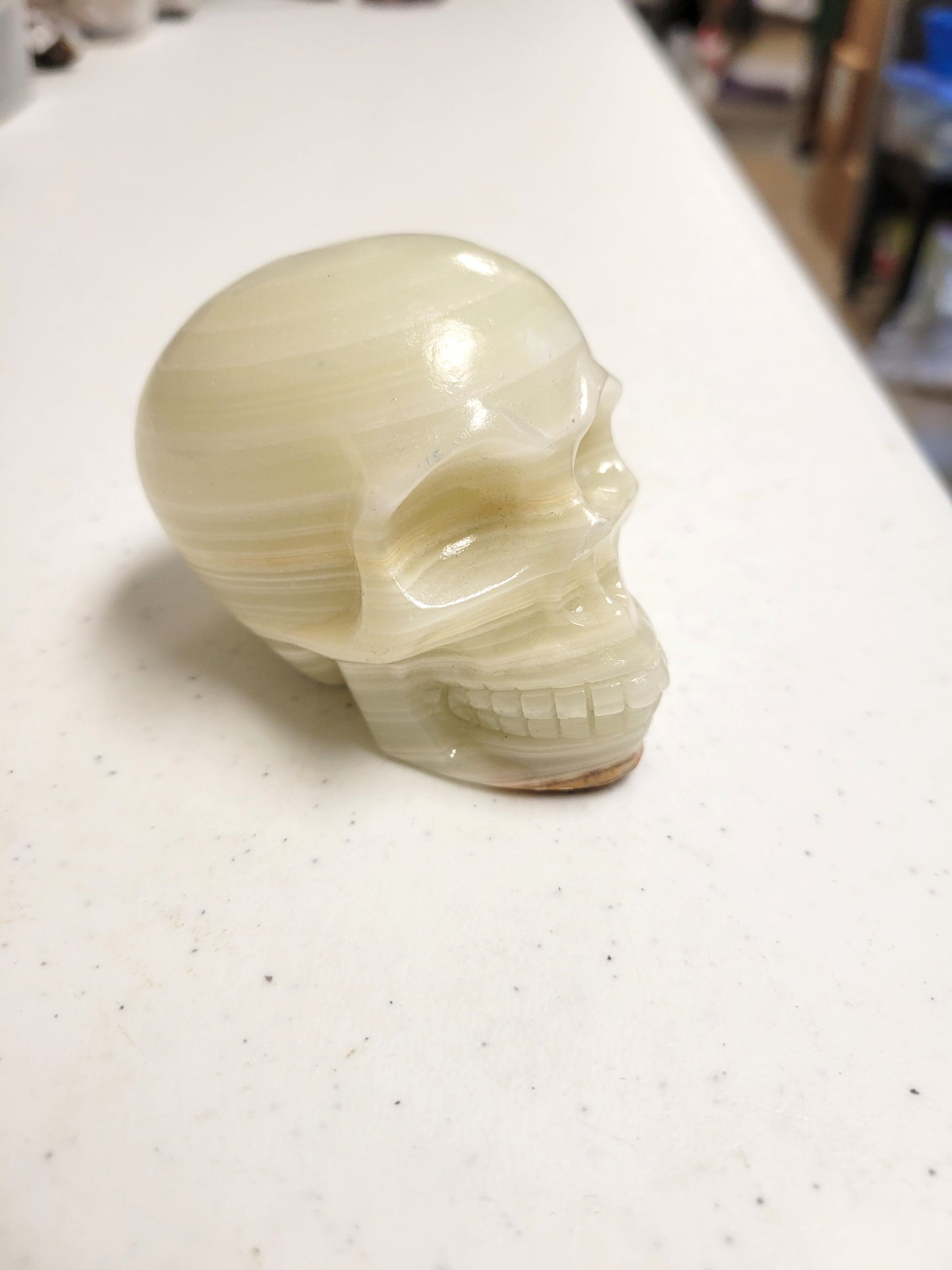 Mexican Onyx (Calcite) Skull