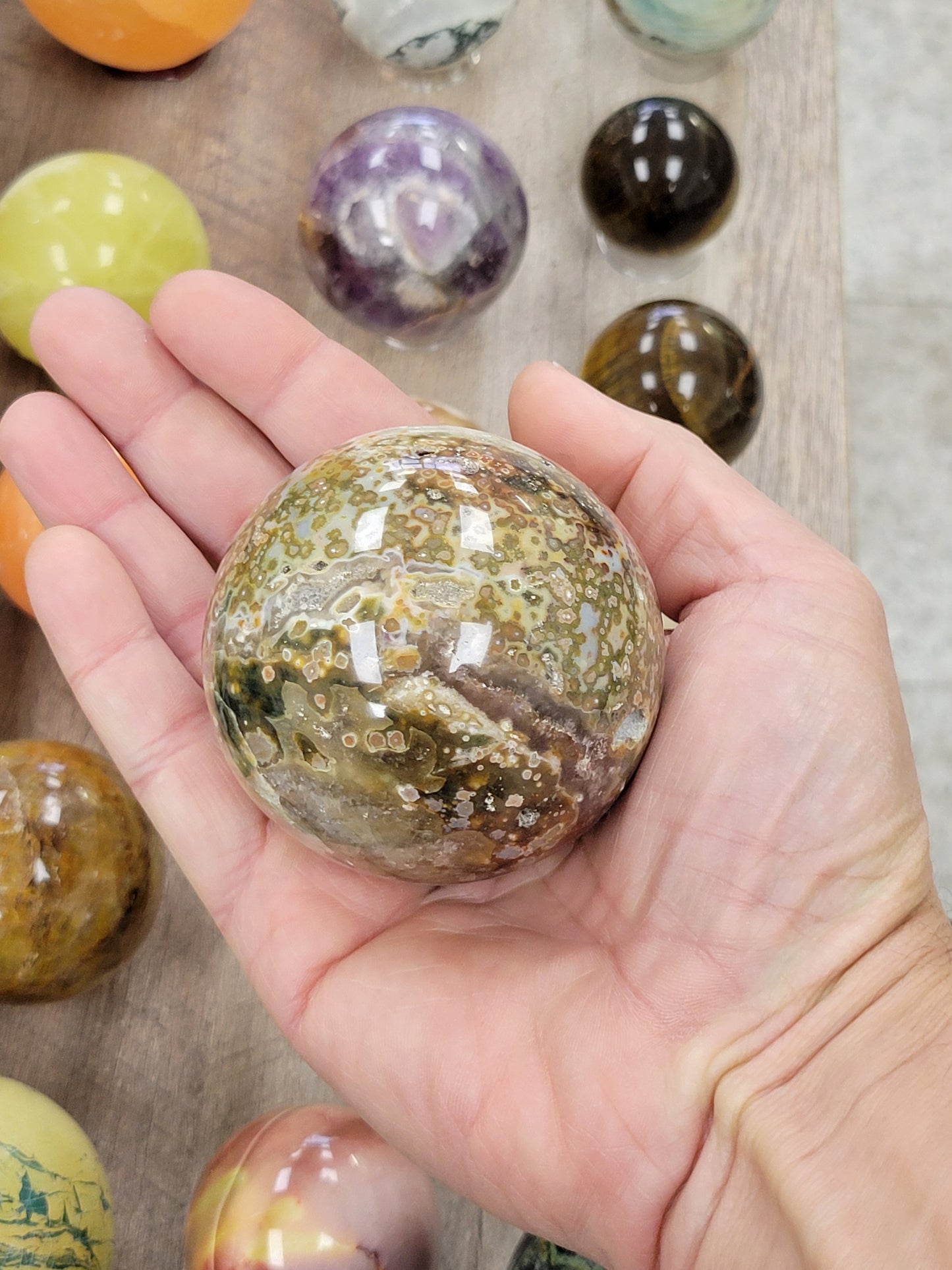 OCEAN JASPER SPHERE