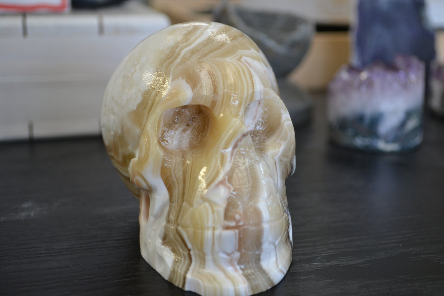 CALCITE SKULL