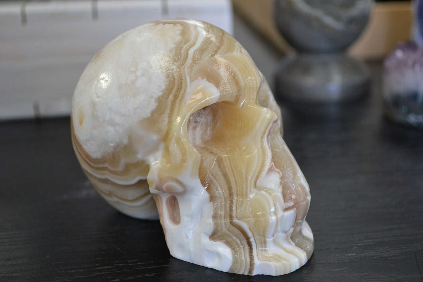 CALCITE SKULL
