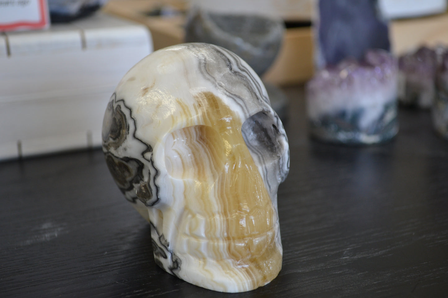 CALCITE SKULL