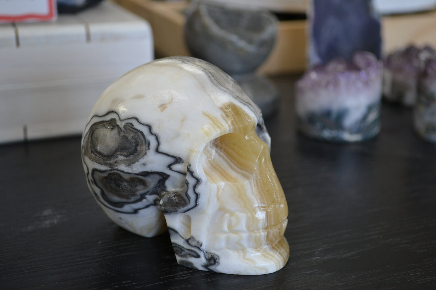 CALCITE SKULL