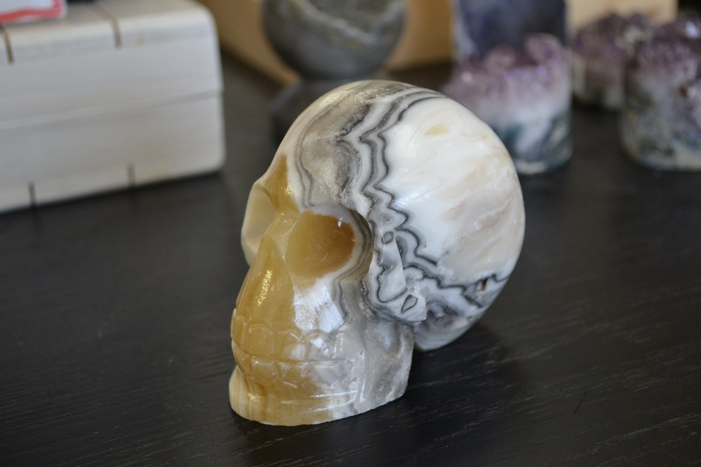 CALCITE SKULL