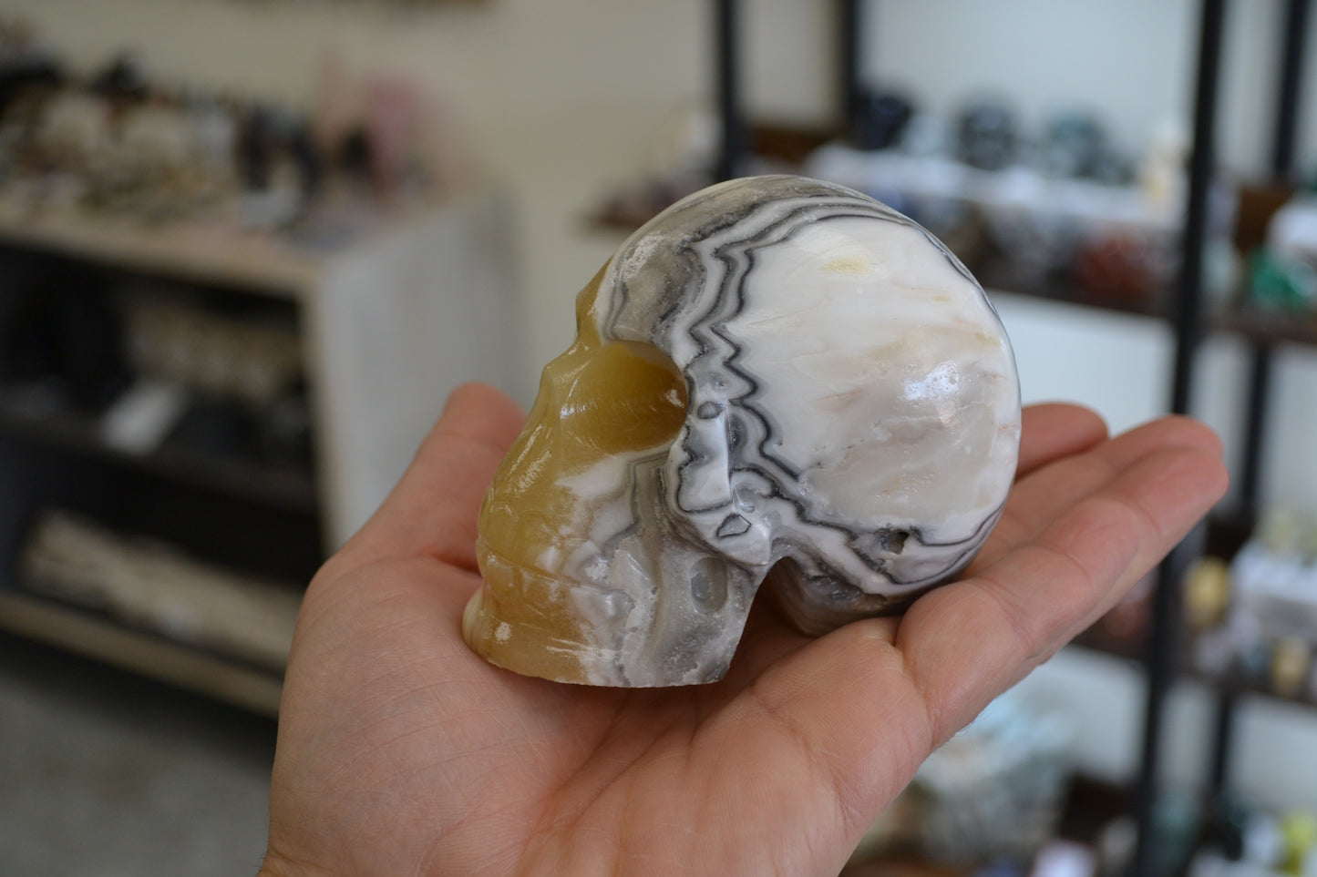 CALCITE SKULL