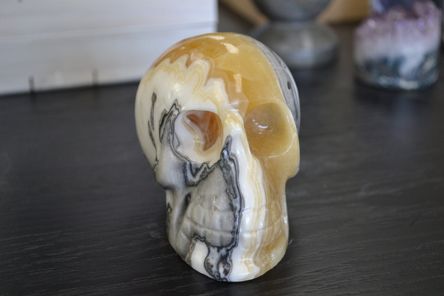 CALCITE SKULL