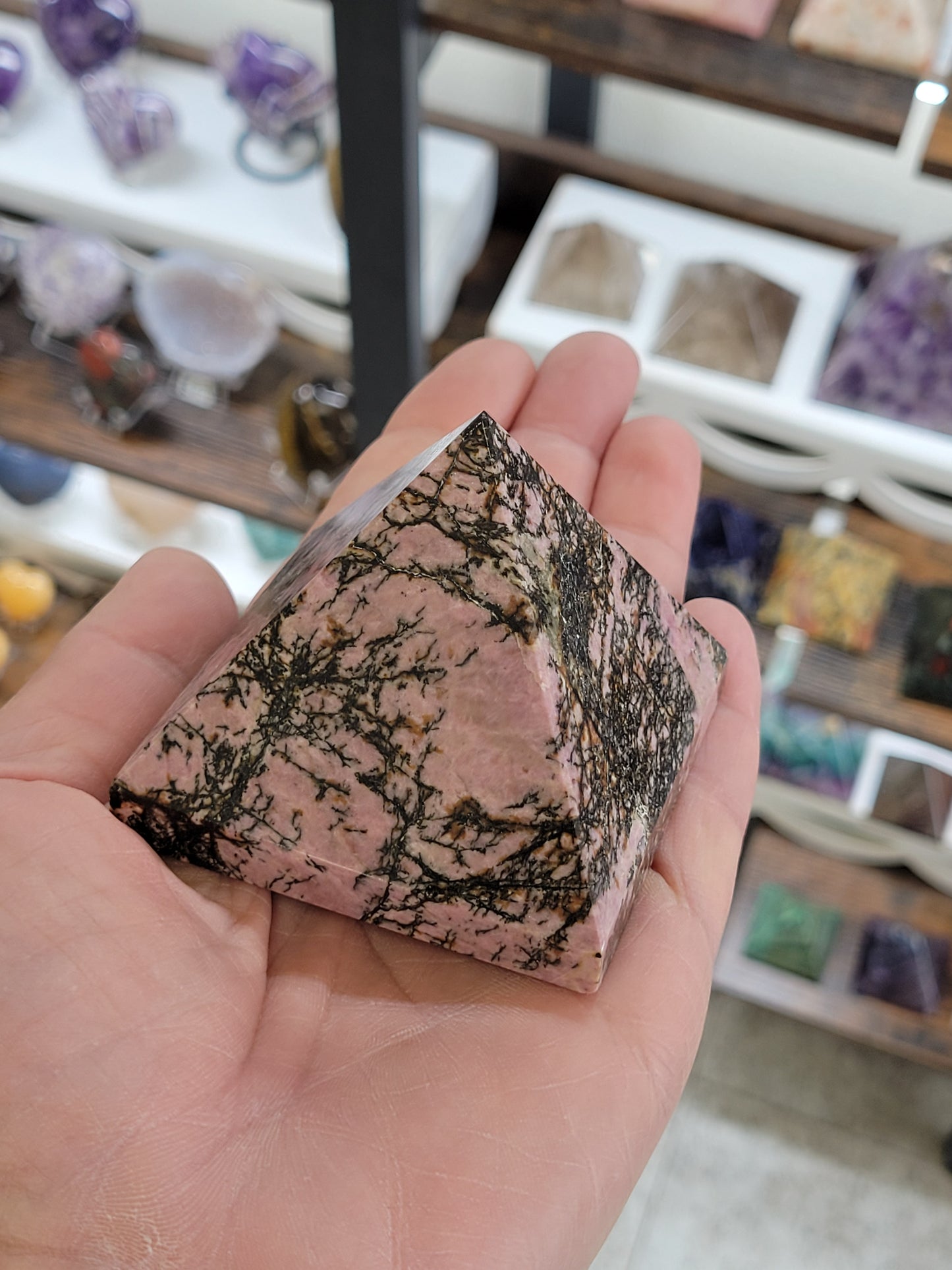 Rhodonite Pyramid