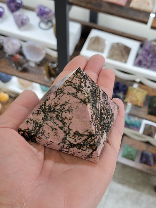 Rhodonite Pyramid
