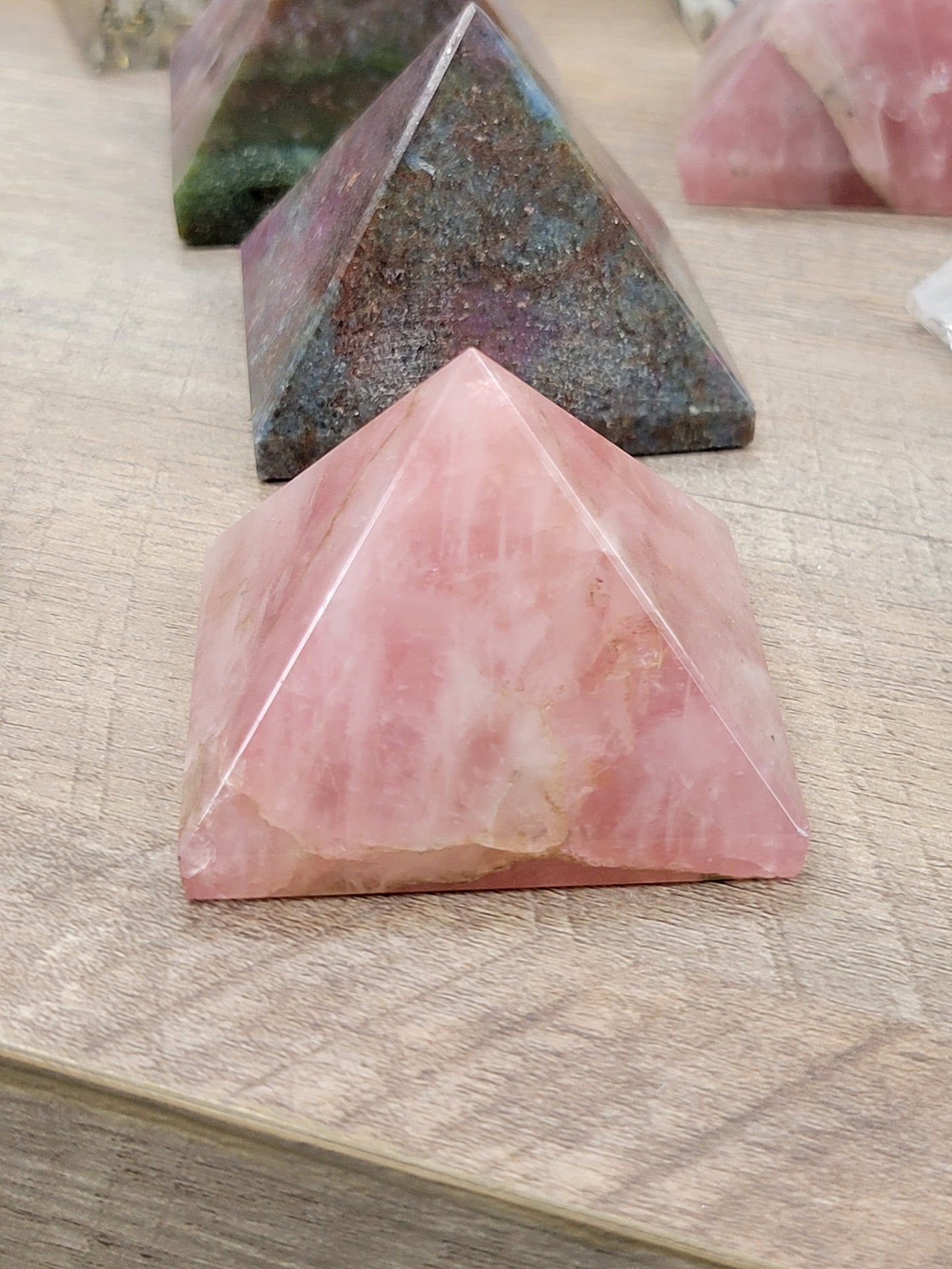 ROSE QUARTZ PYRAMID