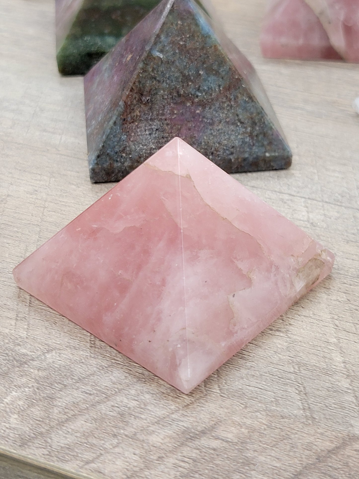 ROSE QUARTZ PYRAMID